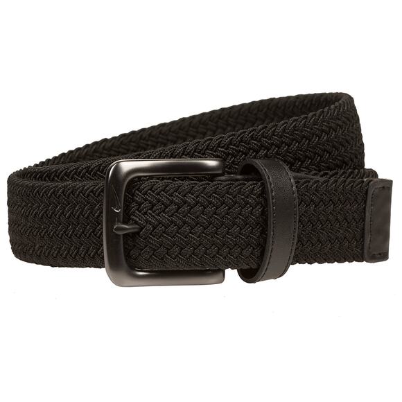 NWT Nike Men's Standard G-Flex Woven Stretch Golf Belt, Black, Large - Picture 1 of 4